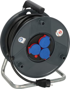 Brennenstuhl 1098490024 reel, 3 x power outlet, 40 m