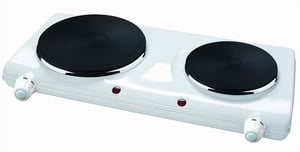 Ravanson HP-8020 Cooktop, White Countertop, Sealed Cooktop, 2 zones