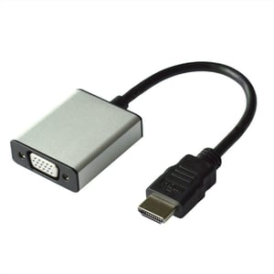 VALUE HDMI – VGA+3,5 mm VGA (D-Sub) + 3,5 mm Svart, Silver