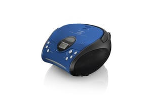 Lenco SCD-24 Digital FM Svart, Blå