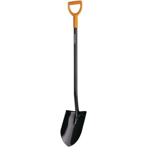 Fiskars 1003455 szufla/łopata Łopata do kopania rowów Plastik, Stal Czarny, Pomarańczowy