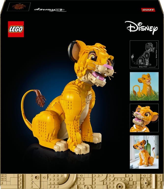 фото Блоковий конструктор LEGO Disney Юний король Лев Сімба (43247)