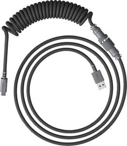 Kabel spiralny USB-C HyperX w kolorze szarym