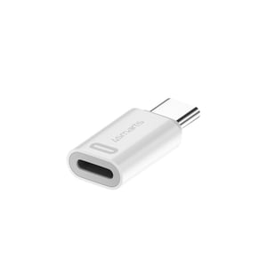 4smarts 540711 adapter för Lightning- och USB-C-kablar, vit