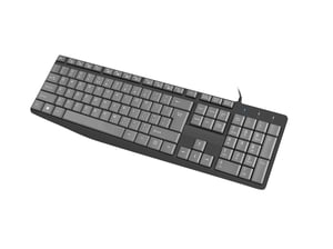 NATEC FLAMEBACK USB QWERTY Keyboard (US/International) Black