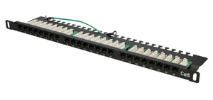 Extralink Patchpanel CAT6 UTP 0,5U 24 Anschlüsse