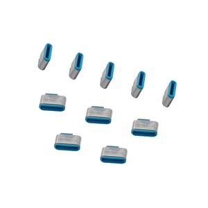 LogiLink AU0053 Port Blocker USB Type-C Port Blocker Blue 10 pcs.