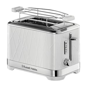 Russell Hobbs 28090-56 Toaster für 6–2 Scheiben, 1050 W, Edelstahl, Weiß