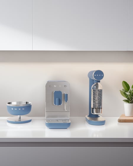 Smeg SKC01SBM saturator Plastik Niebieski