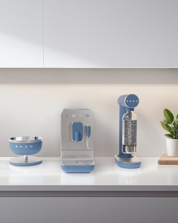 Smeg SKC01SBM saturator Plastik Niebieski