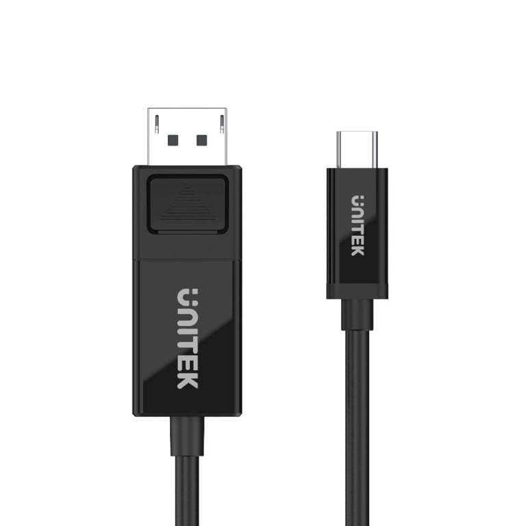 UNITEK V1146A przejściówka do kabli USB-C DisplayPort Czarny