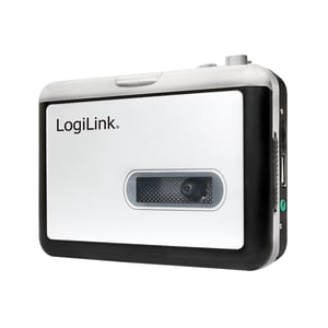 LogiLink UA0281 Kassettenrekorder 1 Kassette(n) Schwarz, Weiß