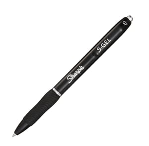 Sharpie S-Gel Retractable Gel Pen, Black, 3-pack