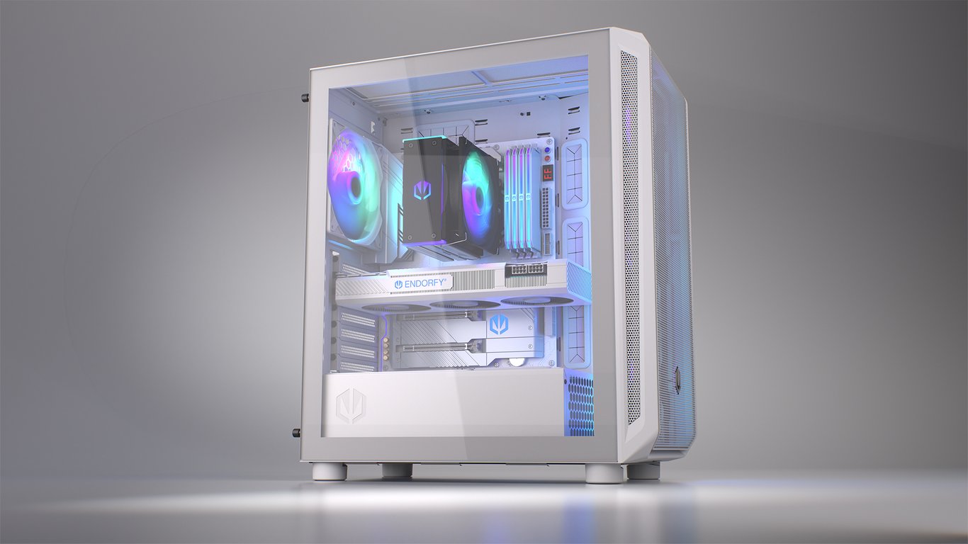 ENDORFY ARX 500 ARGB White Midi Tower Biały