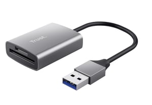 Trust Dalyx USB 3.2 Gen 1 (3.1 Gen 1) Aluminum Card Reader