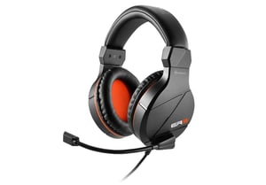 Sharkoon RUSH ER3 Wired Gaming Headset with Headband, Black, Red