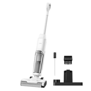 MOVA K10 2-in-1 Upright Vacuum Cleaner, Battery-Powered, Wet and Dry, Bagless, 0.6 L, 200 W, Black, White, 2.4 Ah