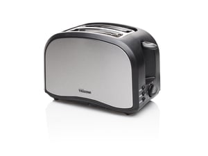 Tristar BR-1022 Toaster für 6–2 Scheiben, 800 W, schwarz, Edelstahl