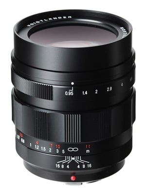 Voigtländer Nokton 42.5mm F0.95 SLR Czarny