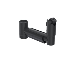 Ergonomic Solutions SpacePole POS SPV2102-02 POS System Accessory, Black Metal
