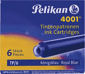 Pelikan TP/6 Blue Tintenpatrone, 6 Stück. Blau