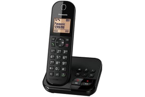 Panasonic KX-TGC420 Telefon w systemie DECT Nazwa i identyfikacja dzwoniącego Czarny