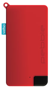 Veho Pokket Lithium-Polymer (LiPo) 1000 mAh Rot