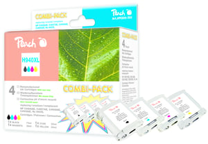 Peach 316219 Tintenpatrone, 4er-Pack. Schwarz, Cyan, Magenta, Gelb