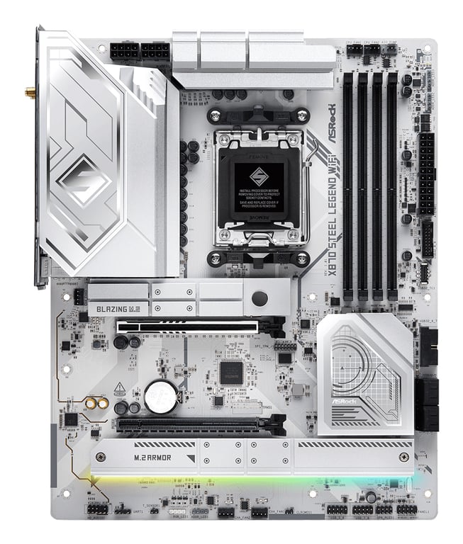 Asrock X870 Steel Legend WiFi AMD X870 Gniazdo AM5 ATX