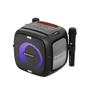 C-TECH Impressio Qubis Przenośny głośnik stereo Czarny 80 W