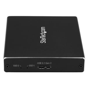 StarTech SM22BU31C3R obudowa do dysków twardych Obudowa SSD Czarny M.2