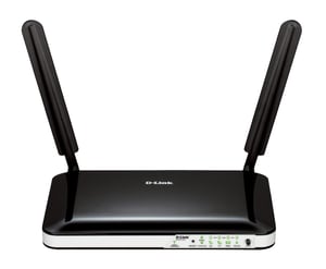 D-Link DWR-921/E trådlös Fast Ethernet-router, enkel frekvens (2,4 GHz), 4G, svart, vit