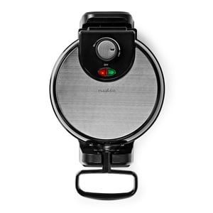 Nedis KAWP220FBK gofrownica 4 gof. 1000 W Black, Stainless Steel