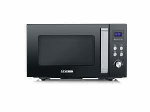 Severin MW 7763 mikrovågsugn Svart, rostfritt stål Mikrovågsugn med grill Bänkskiva 25 l 900 W