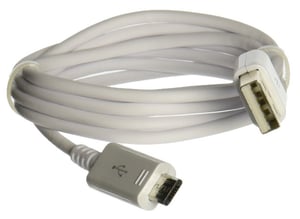 Samsung USB/Micro-USB-Kabel USB 2.0 0,9 m Micro-USB A USB A Weiß