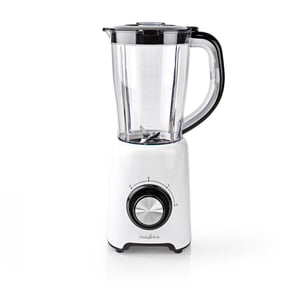Nedis KABL300CWT 1.5 L Blender, 800 W Countertop Blender, Black, White