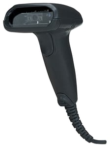 Manhattan 177672 Barcode Scanner Handheld 1D CCD Barcode Scanner Black