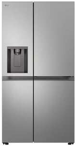 LG InstaView GSJC41PYPE Kühl-Gefrierkombination, beidseitig zu öffnen, freistehend, 641 l, silber