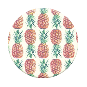 PopSockets Pineapple Pattern Mobiltelefon/Smartphone Svart, Brunt, Grönt, Vitt