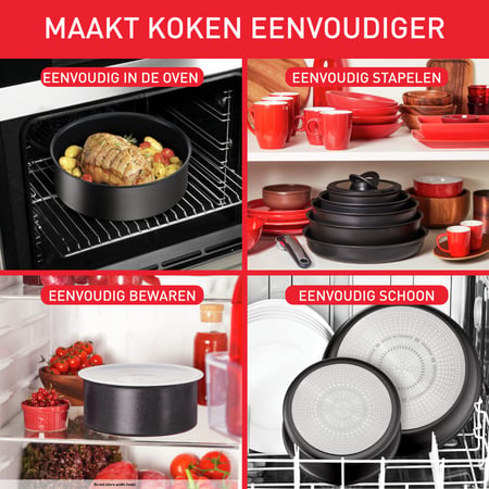 Tefal L76329 zestaw patelni i garnków