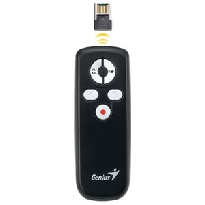 Genius Computer Technology Media Pointer 100 Wireless Remote Control, Black