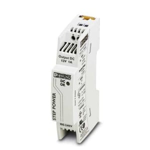 Phoenix Contact STEP-PS/ 1AC/12DC/1 adapter zasilający/ inwentor Wewnętrzna Biały