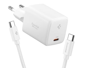 Spigen EE451EU Uniwersalne Biały Prąd przemienny Szybkie ładowanie Wewnętrzna