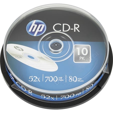 HP CRE00019 płyta CD CD-R 700 MB 52x 10 szt.