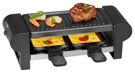 Clatronic RG 3592 grill raclette 2 os. Czarny