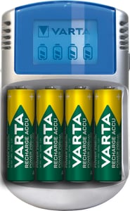 Varta 57070 Battery Charger Battery for Home Use AC Power, Cigarette Lighter