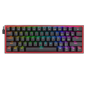 REDRAGON K617-RGB Fizz RGB klawiatura Czarny