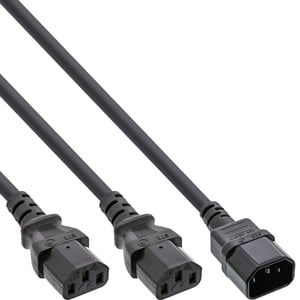 InLine 16633 kabel zasilające Czarny 1,8 m