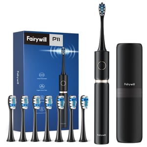 Fairywill P11 Dorosły Soniczna szczoteczka do zębów Czarny