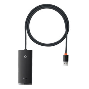 Baseus WKQX030201 USB 3.2 Gen 1 (3.1 Gen 1) Typ-A-Hubs und -Verteiler, schwarz